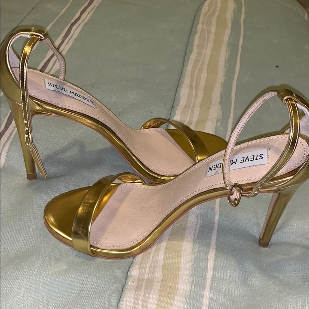 Gold Steve Madden Sandals